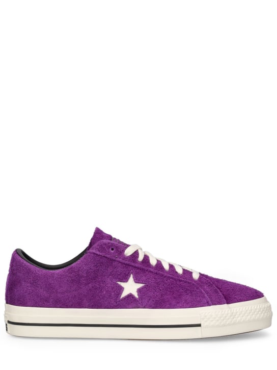 Converse: One Star Pro运动鞋 - Night Purple - men_0 | Luisa Via Roma