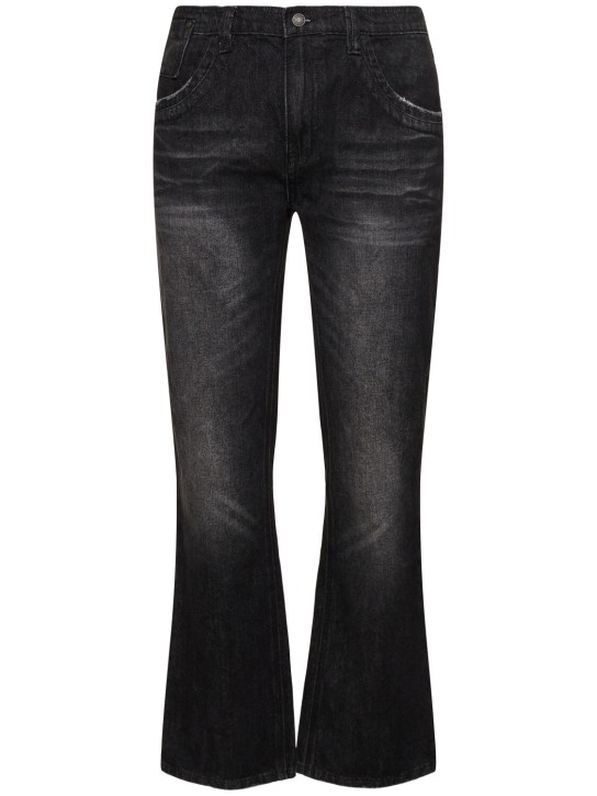 Jaded London: Verblasste Skinny-Fit-Jeans - Washed Schwarz - men_0 | Luisa Via Roma