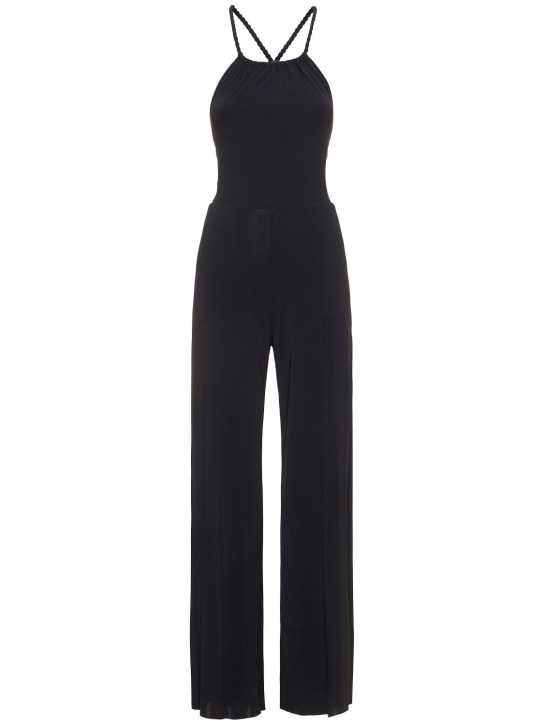 Eres: Donna科技织物连身裤 - 黑色 - women_0 | Luisa Via Roma