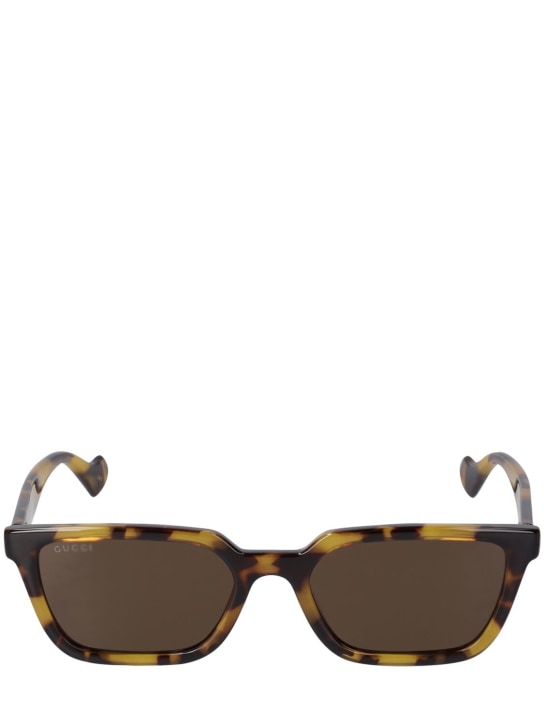 Gucci: GG1539S injected sunglasses - Yellow/Brown - men_0 | Luisa Via Roma