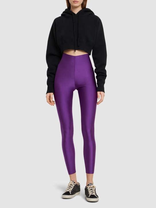 The Andamane: Leggings Holly ‘80s in jersey stretch - Viola - women_1 | Luisa Via Roma