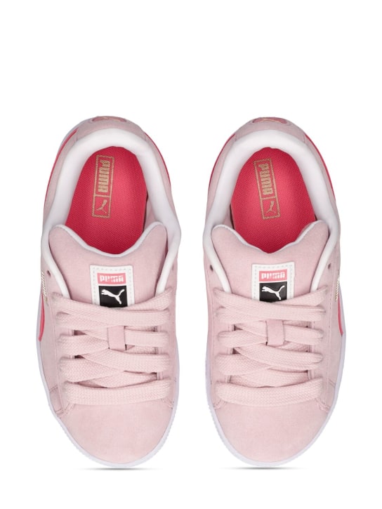 PUMA: Suede XL PS系带运动鞋 - 粉色 - kids-girls_1 | Luisa Via Roma