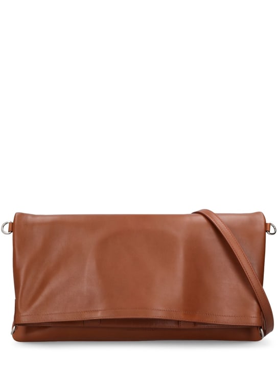 Dries Van Noten: Shopping leather bag - Tan - women_0 | Luisa Via Roma
