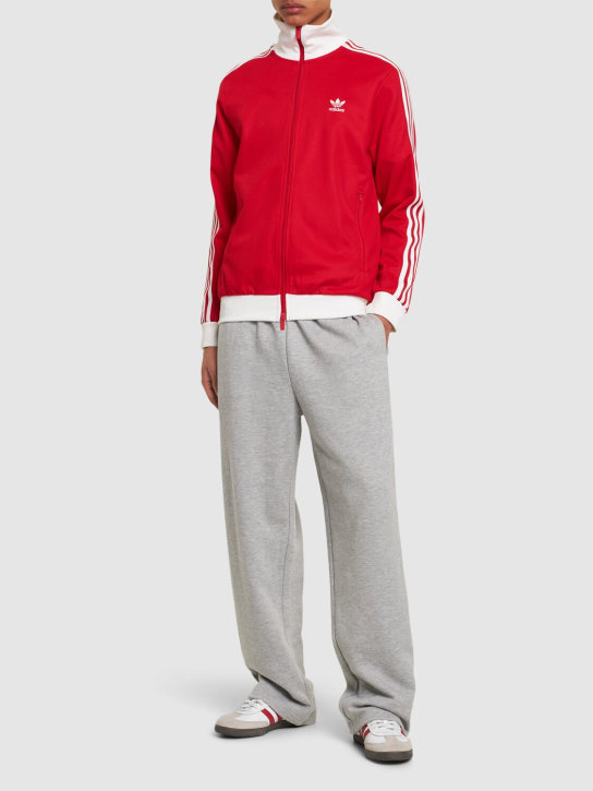 adidas Originals: Beckenbauer cotton blend track top - men_1 | Luisa Via Roma