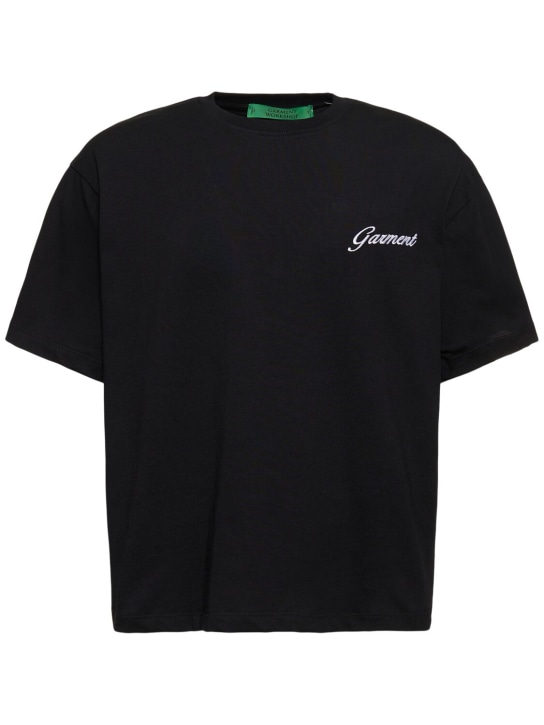 Garment Workshop: If You Know You Know embroidered t-shirt - Chaos Black - men_1 | Luisa Via Roma