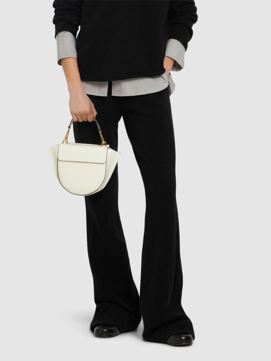 Wandler: Mini Hortensia leather top handle bag - Luck - women_1 | Luisa Via Roma