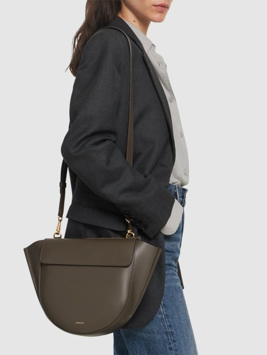 Wandler: Medium Hortensia leather shoudler  bag - Broom - women_1 | Luisa Via Roma