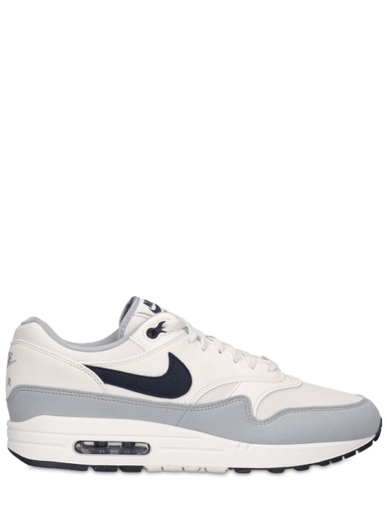 Nike: Sneakers "Air Max 1" - Platinum/Grey - men_0 | Luisa Via Roma