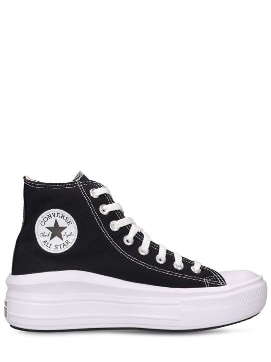 Converse: Sneakers "Chuck Taylor All Star Move" - Schwarz/Elfenbe - women_0 | Luisa Via Roma