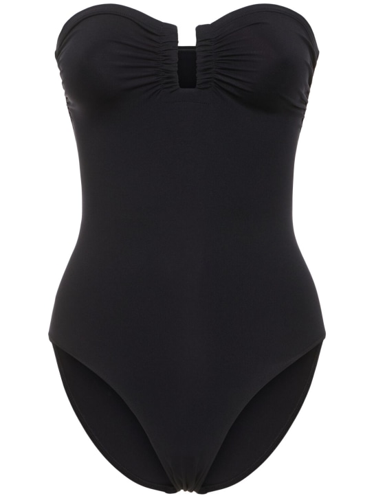 Eres: Cassiopee strapless swimsuit - Black - women_0 | Luisa Via Roma