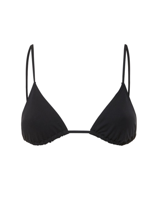 Eres: Top de bikini triángulo Mouna - Negro - women_0 | Luisa Via Roma
