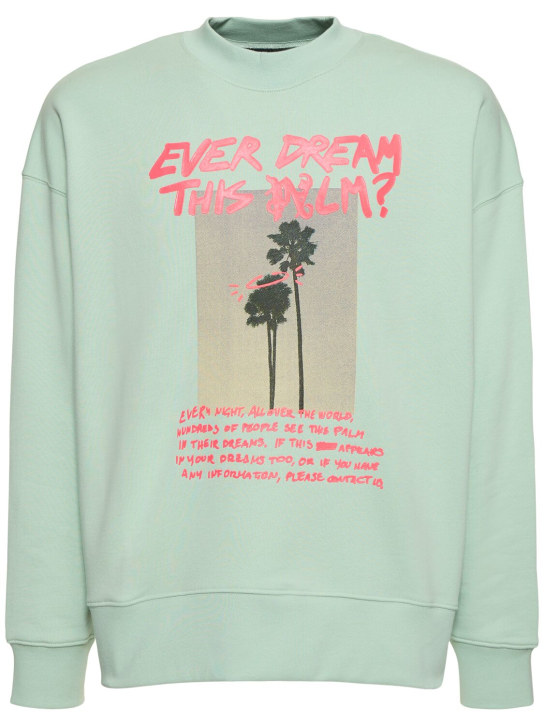 Palm Angels: Palm Dream cotton sweatshirt - Nane - men_0 | Luisa Via Roma