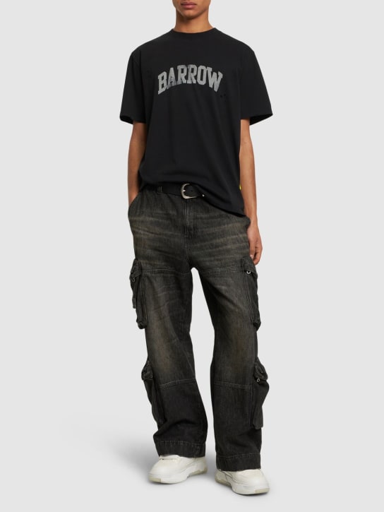 Barrow: Camiseta estampada - Negro - men_1 | Luisa Via Roma