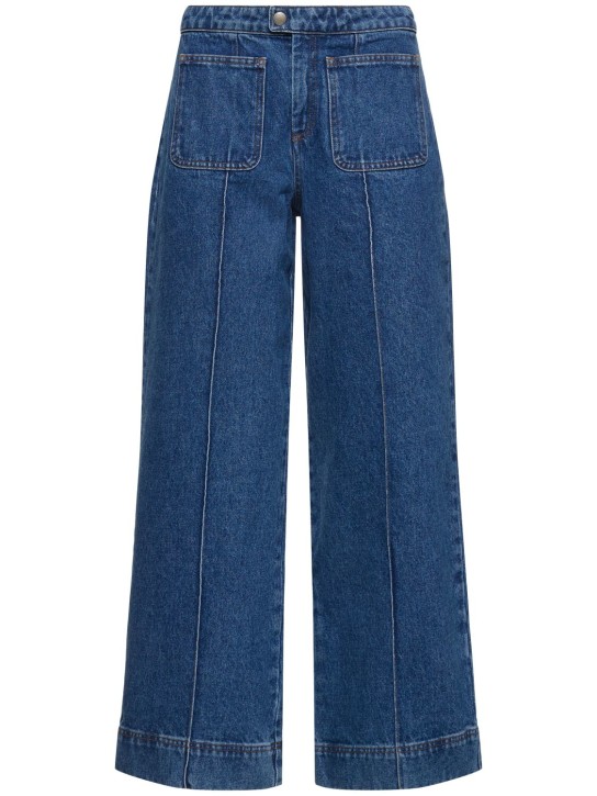 Soeur: Harry mid rise wide jeans - Blue - women_0 | Luisa Via Roma