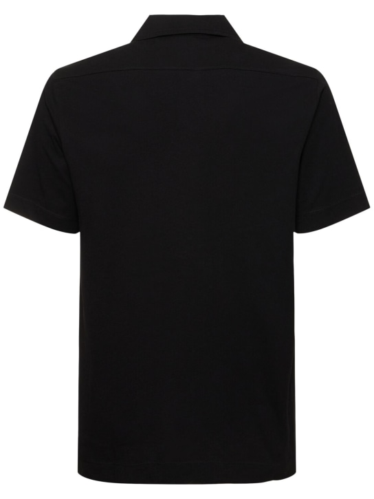 Dries Van Noten: Helder cotton polo - men_4 | Luisa Via Roma