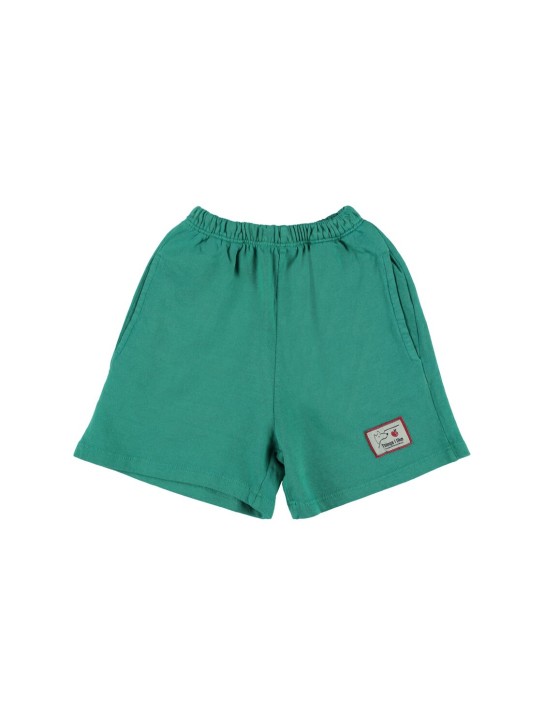 Weekend House Kids: Cotton shorts - Koyu Yeşil - kids-boys_0 | Luisa Via Roma