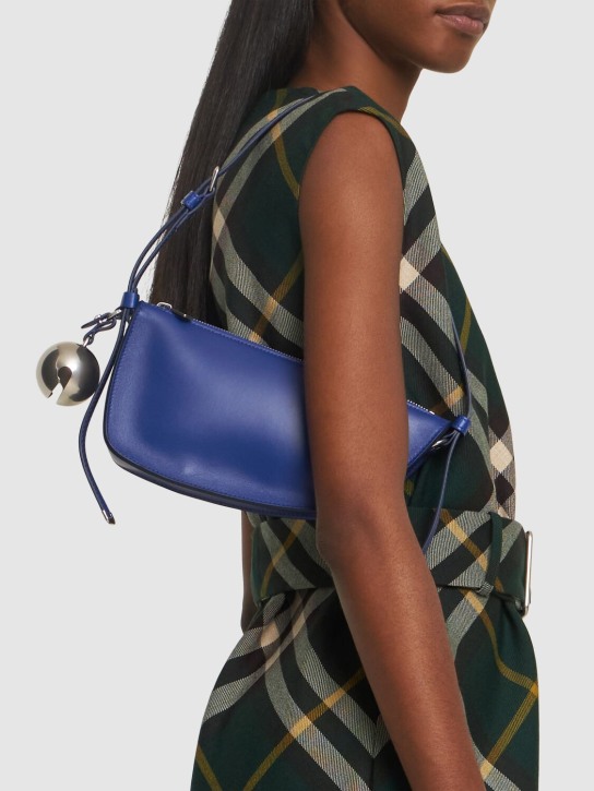 Burberry: Mini Shield Sling leather shoulder bag - Knight - women_1 | Luisa Via Roma