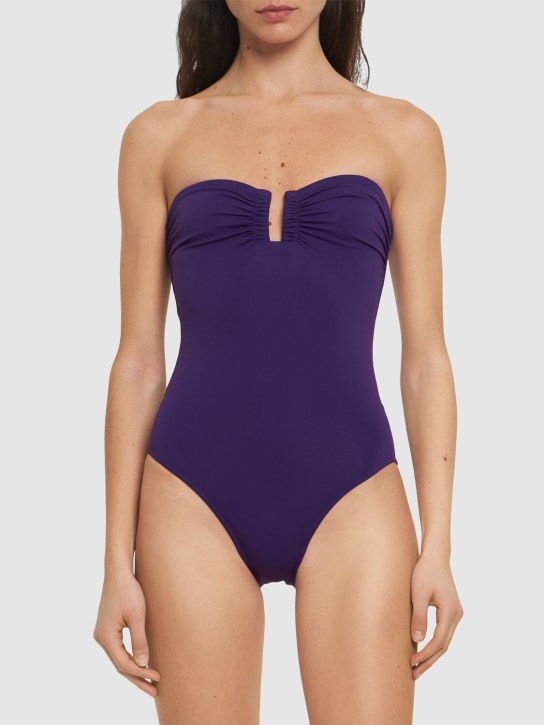 Eres: Cassiopee无肩带泳衣 - 紫色 - women_1 | Luisa Via Roma