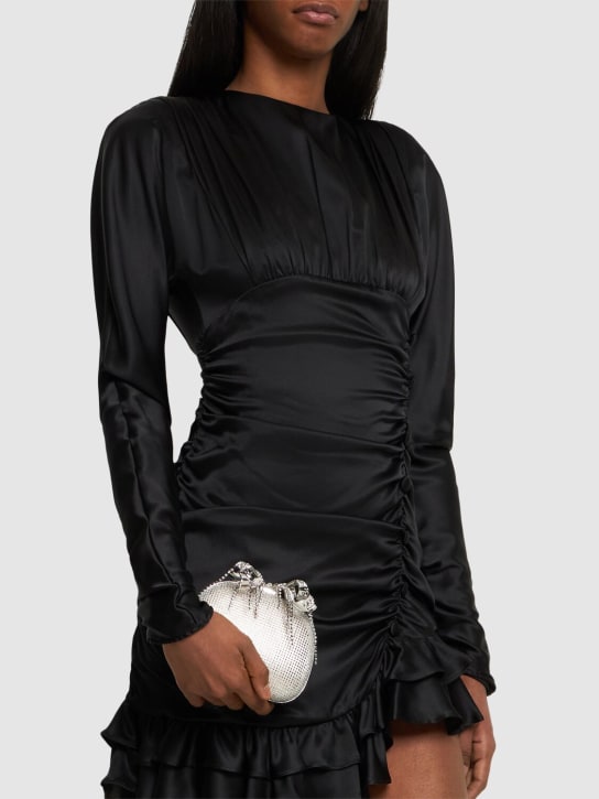 Self-portrait: Rhinestone bow clutch - women_1 | Luisa Via Roma