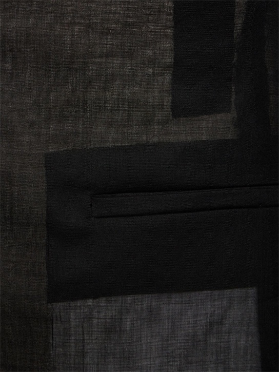 Rick Owens: Blazer in cotone 73cm - men_3 | Luisa Via Roma