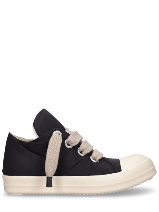Rick Owens DRKSHDW: Jumbo lace puffer low sneakers - men_0 | Luisa Via Roma