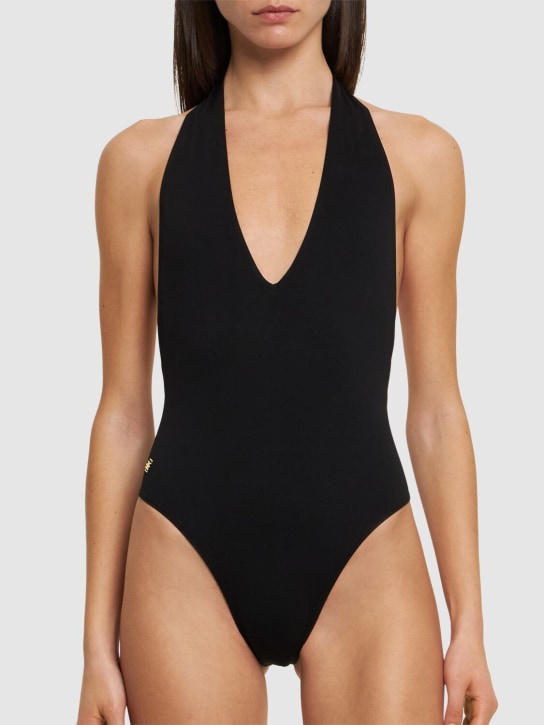 Éterne: Amelia halter one piece swimsuit - Black - women_1 | Luisa Via Roma