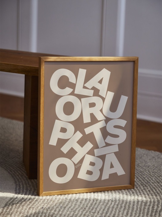Paper Collective: Poster „Claustrophobia“ - Beige - ecraft_1 | Luisa Via Roma