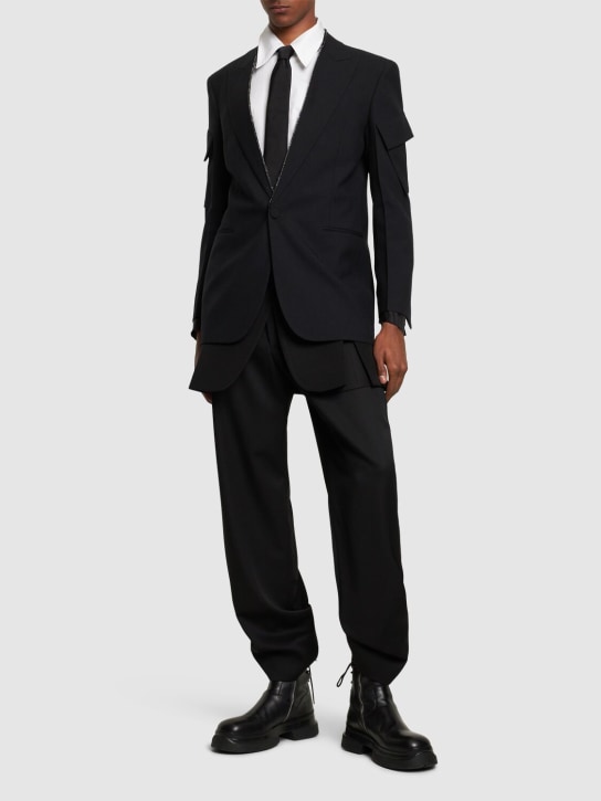 1017 Alyx 9sm: Tailored blazer - Black - men_1 | Luisa Via Roma