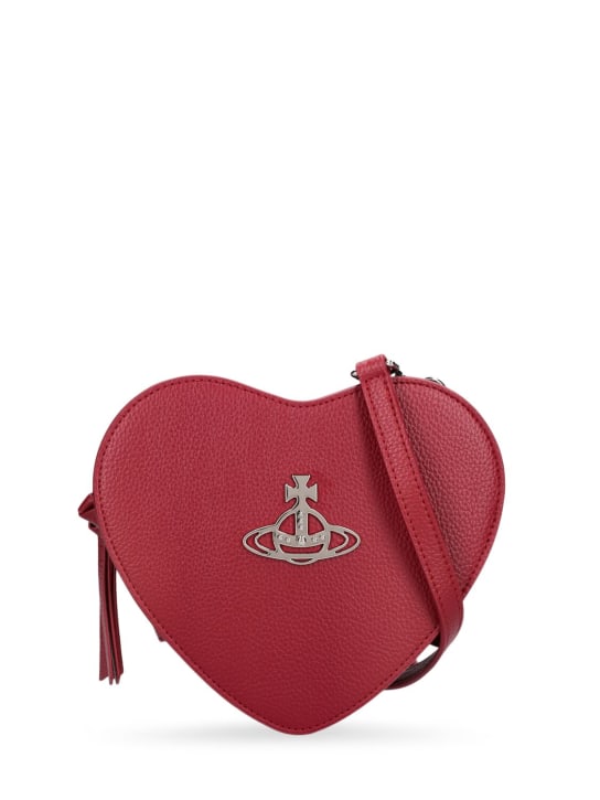 Vivienne Westwood: Louise Heart faux leather crossbody bag - women_0 | Luisa Via Roma