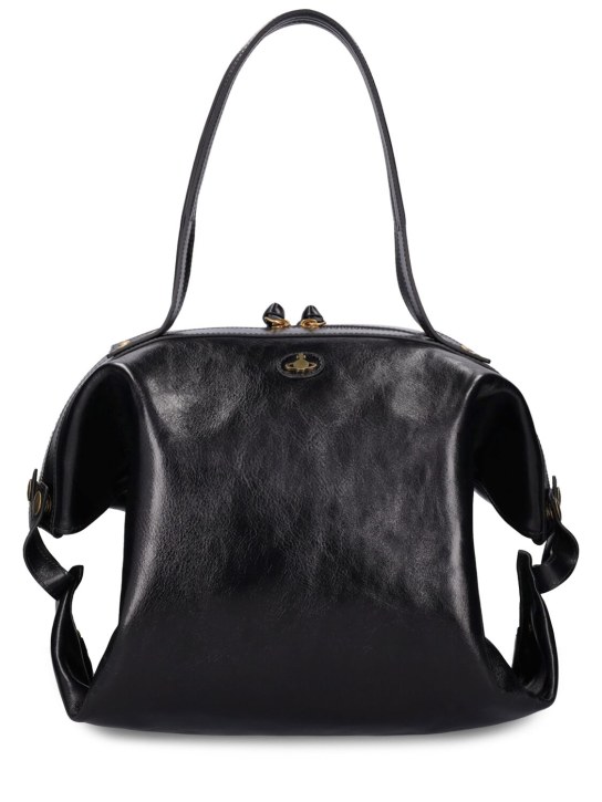 Vivienne Westwood: Mara Holdall leather tote bag - women_0 | Luisa Via Roma