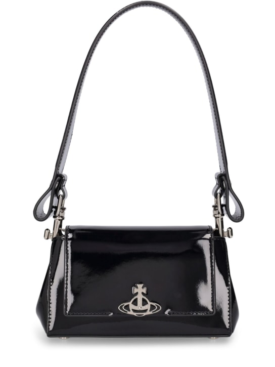 Vivienne Westwood: Small Hazel leather shoulder bag - women_0 | Luisa Via Roma