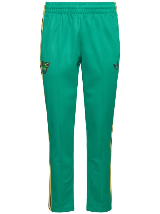 adidas Performance: Jamaica track pants - Green - men_0 | Luisa Via Roma
