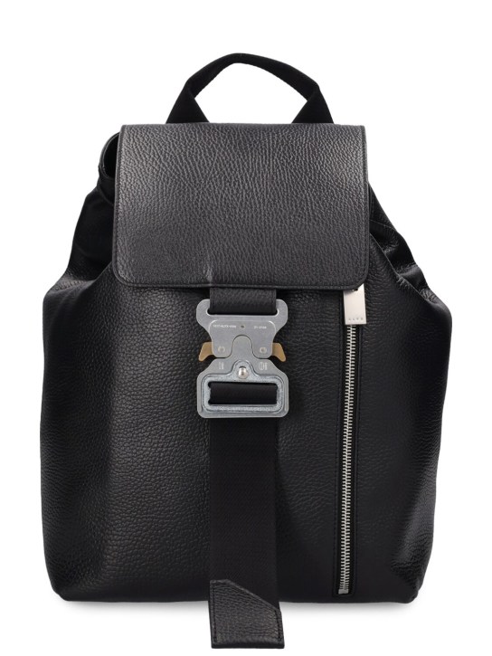 1017 Alyx 9sm: Metal buckle leather backpack - men_0 | Luisa Via Roma