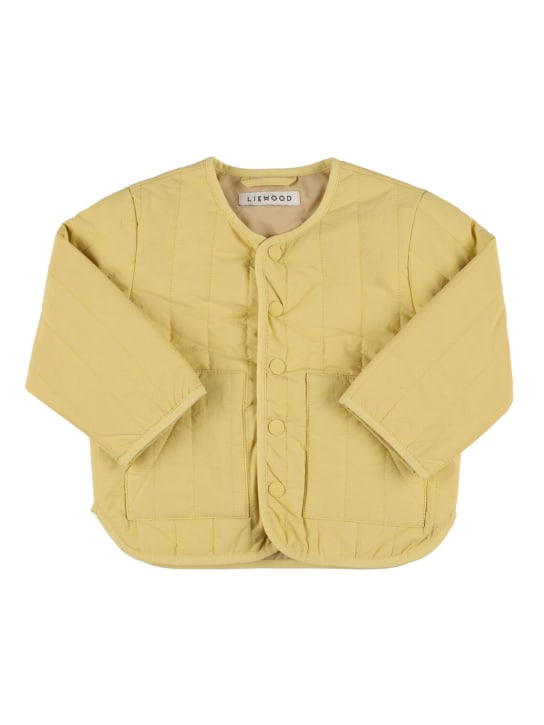 Liewood: Cotton jacket - Yellow - kids-girls_0 | Luisa Via Roma