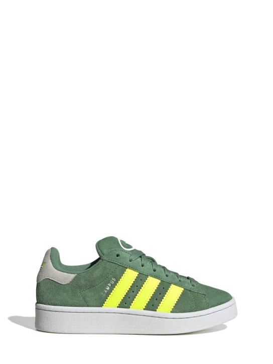 adidas Originals: Sneakers Campus 00s con cordones - Verde/Amarillo - kids-boys_0 | Luisa Via Roma