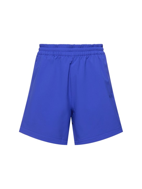 adidas Originals: Shorts con logo - Azul - men_0 | Luisa Via Roma