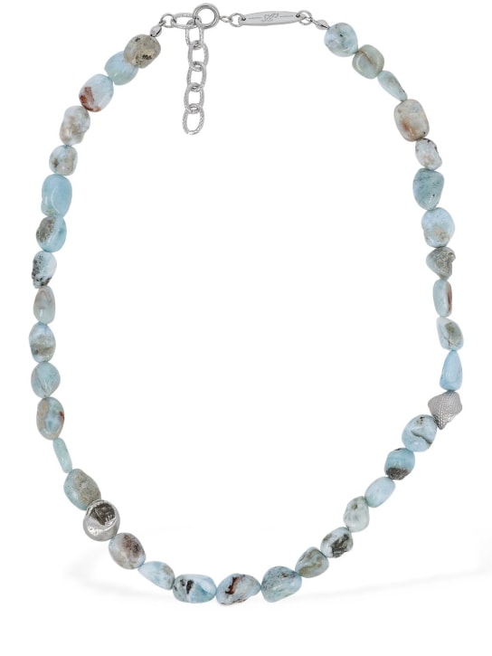 After Pray: Ocean gemstone necklace - Mavi - men_0 | Luisa Via Roma
