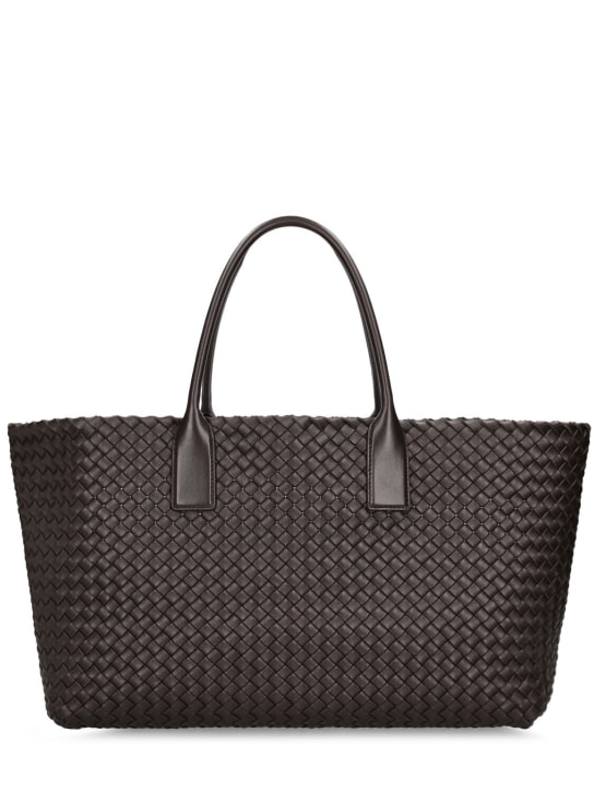 Bottega Veneta: Medium Cabat leather tote bag - Fondant - women_0 | Luisa Via Roma