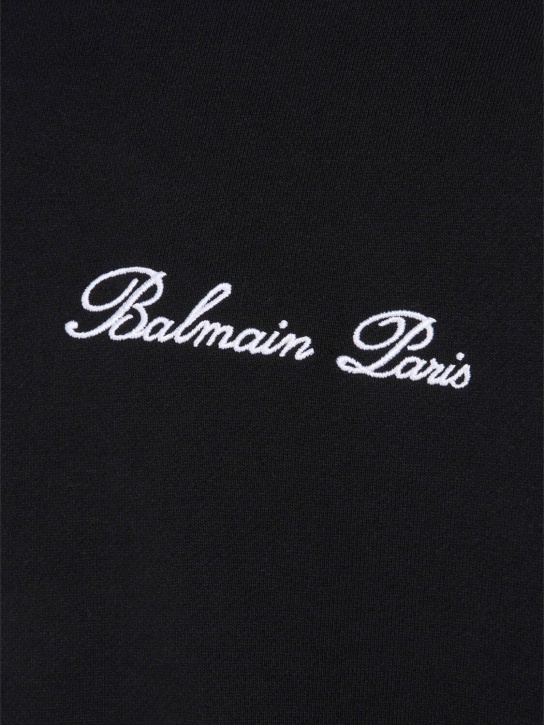 Balmain: Balmain signature hoodie - men_3 | Luisa Via Roma