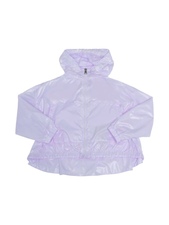 Moncler: Urbonas nylon jacket - Mor - kids-girls_0 | Luisa Via Roma