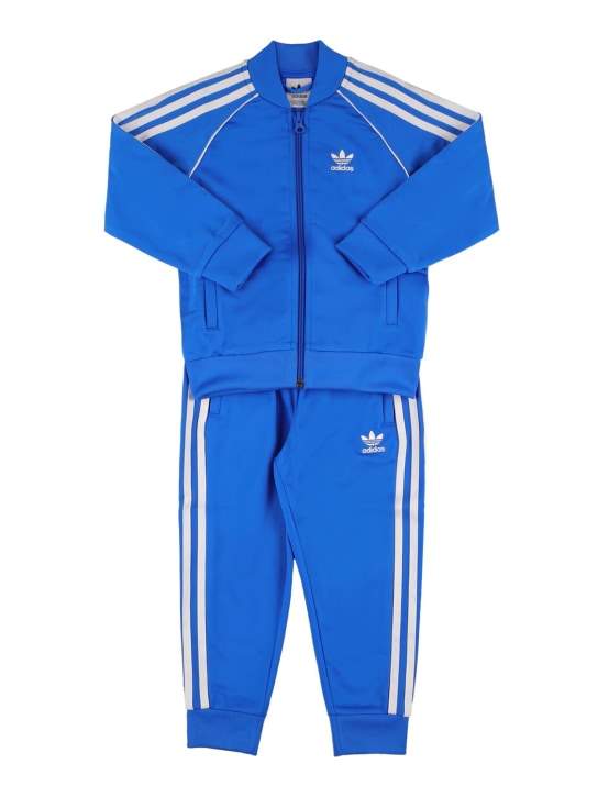 adidas Originals: Chaqueta y pantalones - Azul - kids-boys_0 | Luisa Via Roma