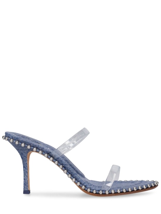 Alexander Wang: 85mm Nova PVC sandals - Blue - women_0 | Luisa Via Roma