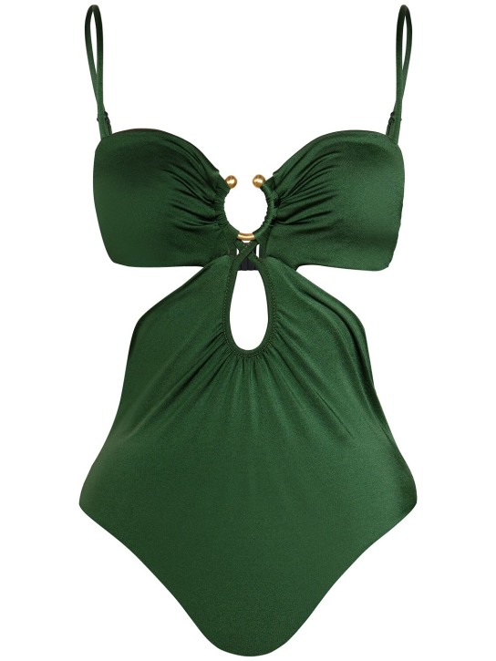 Johanna Ortiz: Green Spiritual Nature swimsuit - Green - women_0 | Luisa Via Roma