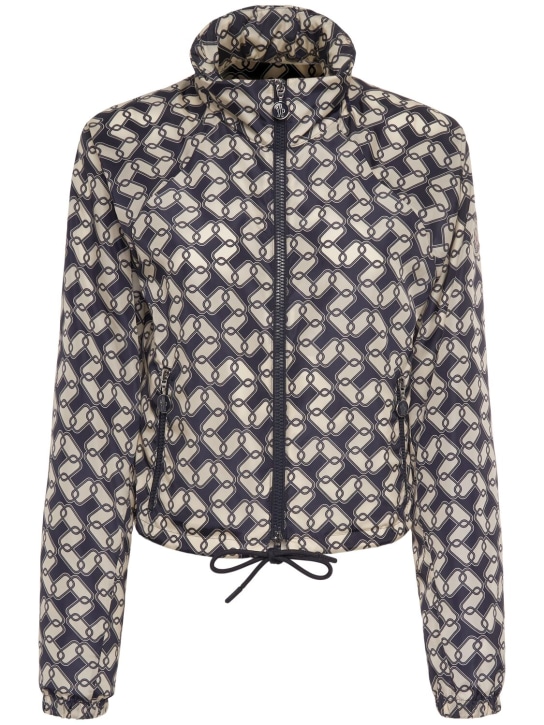 Moncler: Marpessa nylon jacket - Mavi - women_0 | Luisa Via Roma