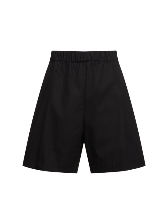 Laneus: Shorts de algodón - Negro - men_0 | Luisa Via Roma