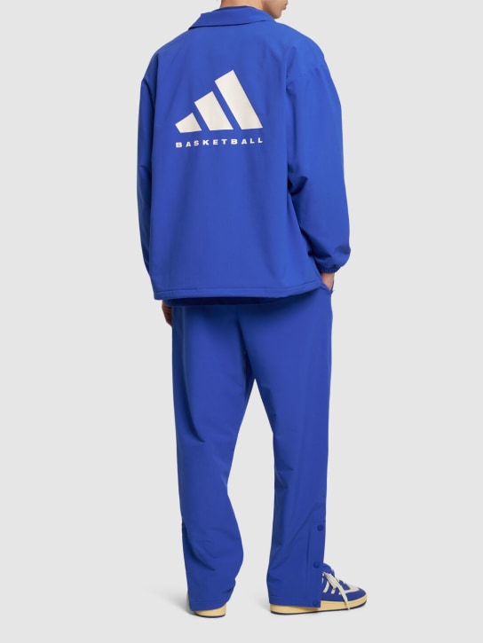 adidas Originals: Basketball track jacket - Blue - men_1 | Luisa Via Roma