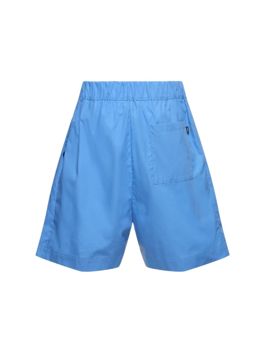 Laneus: Shorts baggy fit in cotone - Celeste - men_2 | Luisa Via Roma