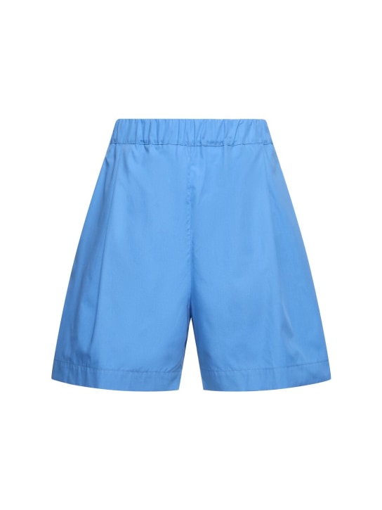 LANEUS: Shorts aus Baumwolle - Himmelblau - men_0 | Luisa Via Roma
