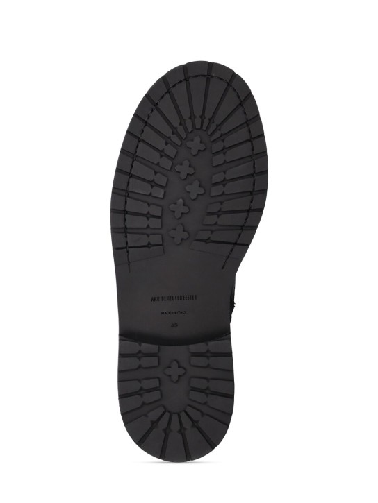 Ann Demeulemeester: Danny leather ankle boots - men_4 | Luisa Via Roma