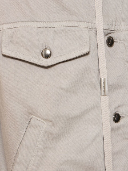 Ann Demeulemeester: Patrick 5 pocket cotton blouson - men_3 | Luisa Via Roma